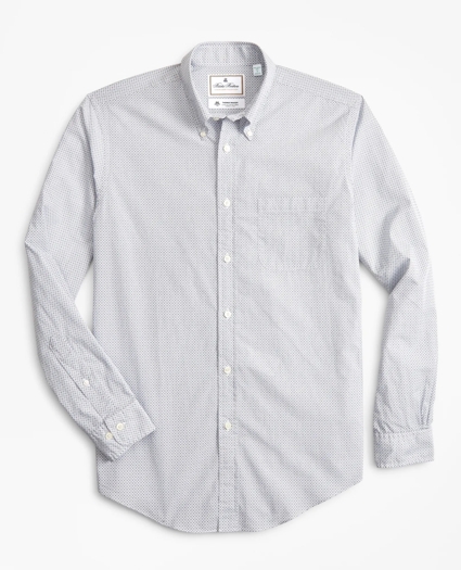 Luxury Collection Milano Slim-Fit Sport Shirt, Button-Down Collar Foulard Print, image 1