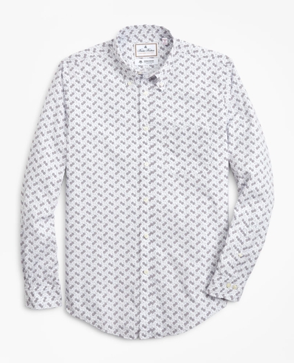 Luxury Collection Madison Relaxed-Fit Sport Shirt, Button-Down Collar Floating Flower Print, image 1