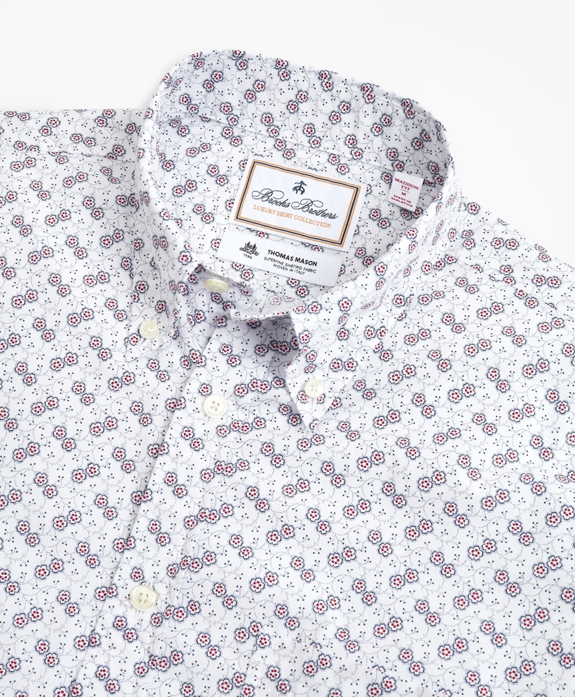 Luxury Collection Madison Relaxed-Fit Sport Shirt, Button-Down Collar Floating Flower Print, image 2