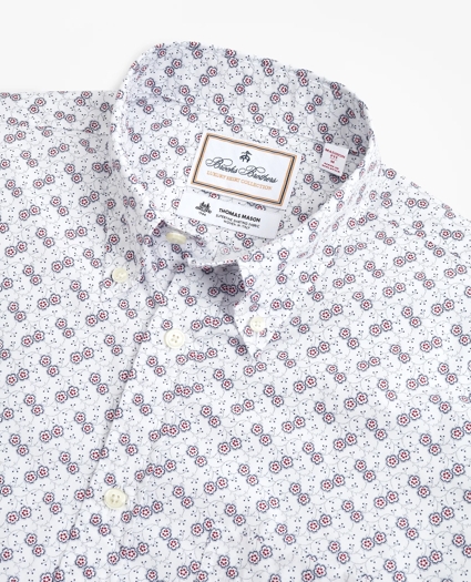 Luxury Collection Madison Relaxed-Fit Sport Shirt, Button-Down Collar Floating Flower Print, image 2