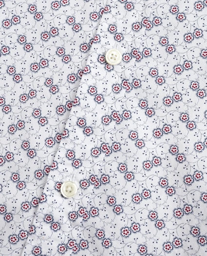 Luxury Collection Madison Relaxed-Fit Sport Shirt, Button-Down Collar Floating Flower Print, image 4