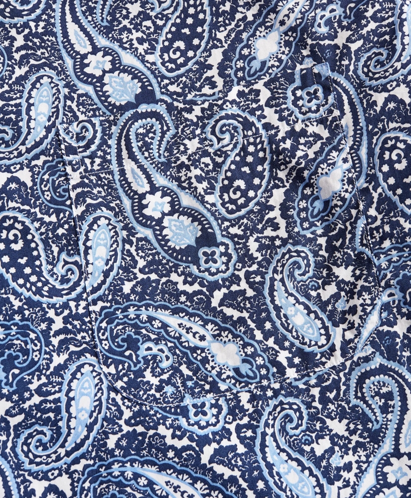 Luxury Collection Madison Relaxed-Fit Sport Shirt, Button-Down Collar Large Paisley Print, image 3