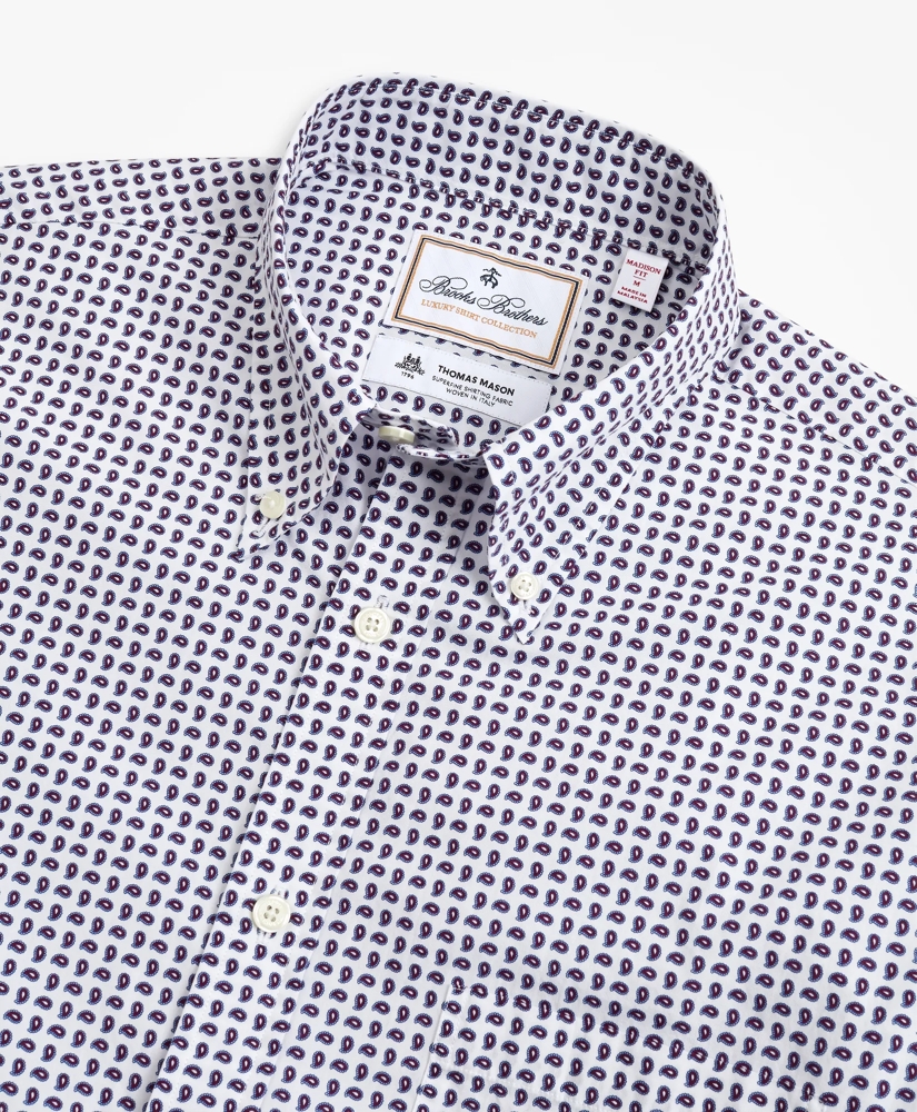Luxury Collection Madison Relaxed-Fit Sport Shirt, Button-Down Collar Paisley Print, image 2