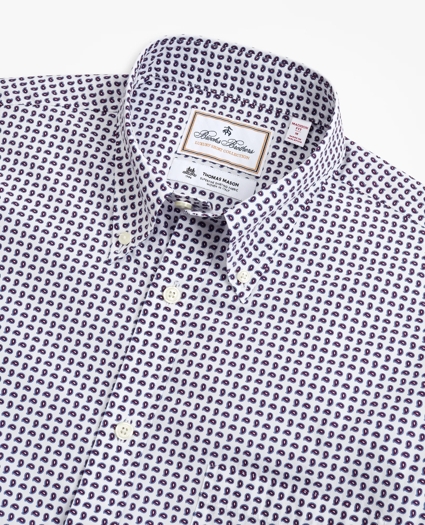 Luxury Collection Madison Relaxed-Fit Sport Shirt, Button-Down Collar Paisley Print, image 2