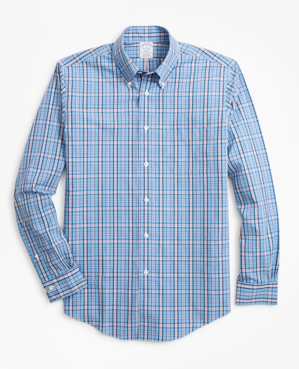 Regent Regular-Fit Sport Shirt, Non-Iron Heathered Check, image 1