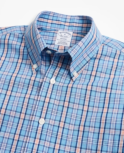 Regent Regular-Fit Sport Shirt, Non-Iron Heathered Check, image 2