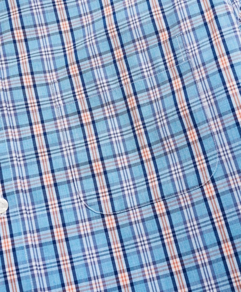 Regent Regular-Fit Sport Shirt, Non-Iron Heathered Check, image 3