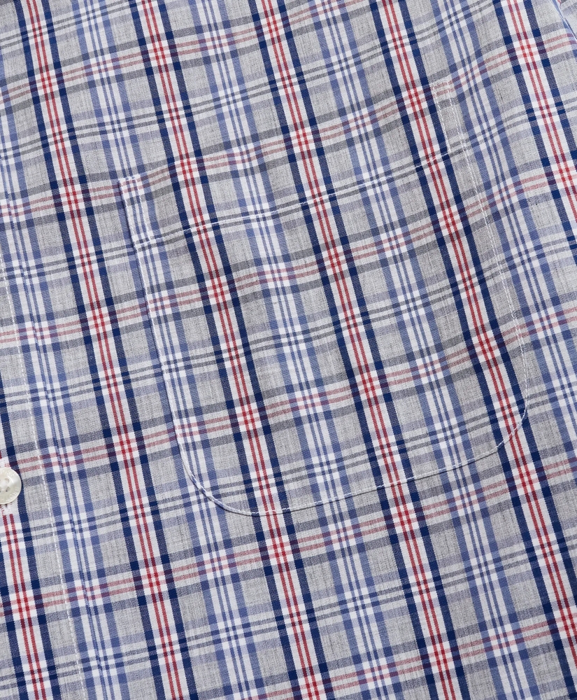 Regent Regular-Fit Sport Shirt, Non-Iron Heathered Check, image 3