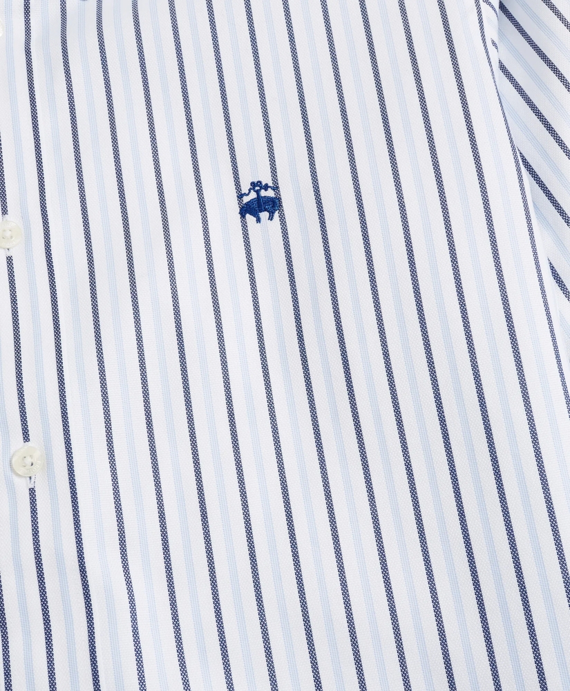 Regent Regular-Fit Sport Shirt, Non-Iron Stripe Dobby, image 3