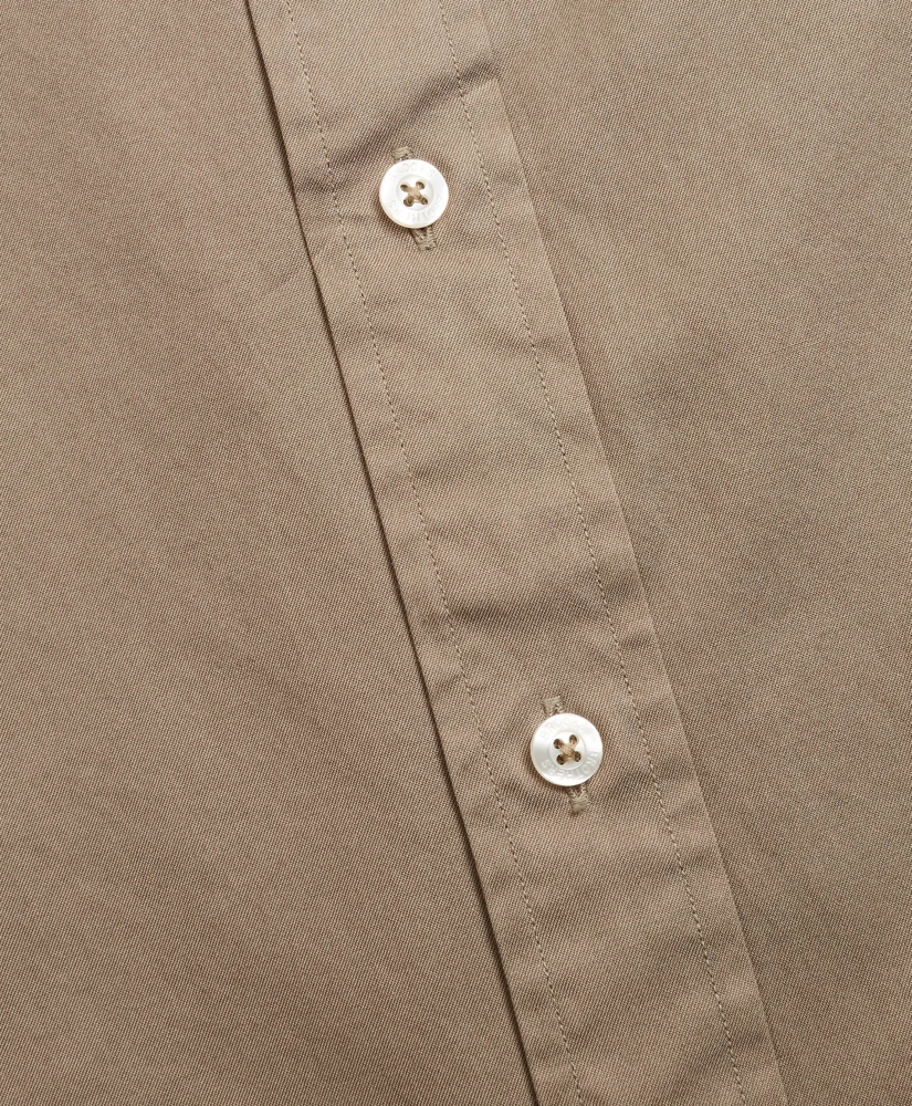 Milano Fit Garment-Dyed Twill Sport Shirt, image 3