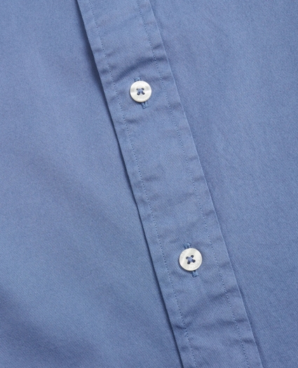 Milano Fit Garment-Dyed Twill Sport Shirt, image 3
