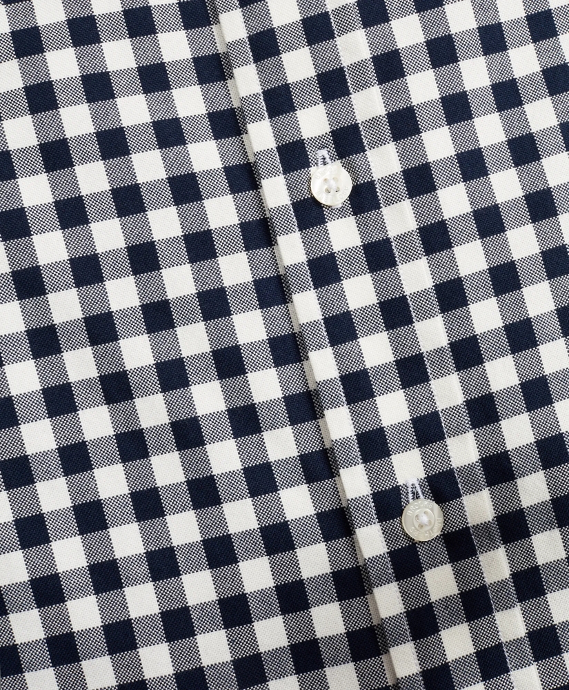 Regent Regular-Fit Brushed Gingham Sport Shirt, image 3