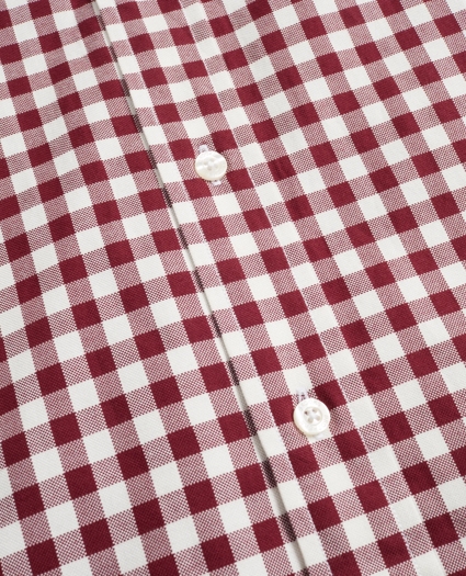 Regent Regular-Fit Brushed Gingham Sport Shirt, image 3