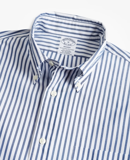 Brooks Brothers Stretch Performance Series Regent Regular-Fit Sport Shirt, COOLMAX® Poplin Striped, image 2