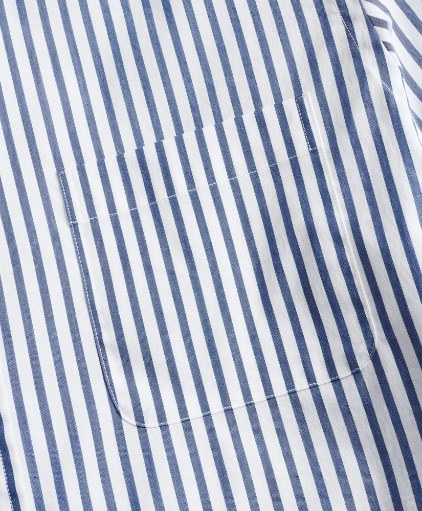 Brooks Brothers Stretch Performance Series Regent Regular-Fit Sport Shirt, COOLMAX® Poplin Striped, image 3