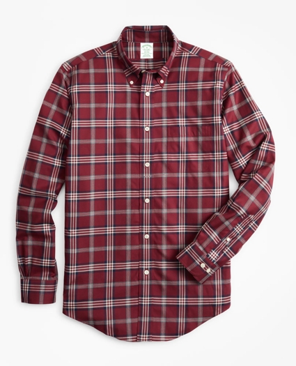 Non-Iron Milano Fit Signature Tartan Sport Shirt, image 1