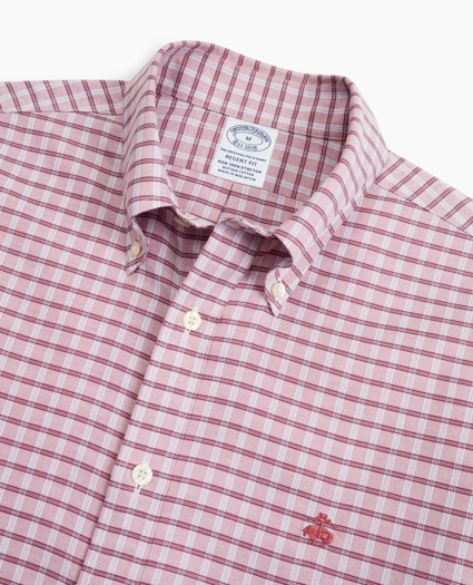 Stretch Regent Regular-Fit  Sport Shirt, Non-Iron Check, image 2