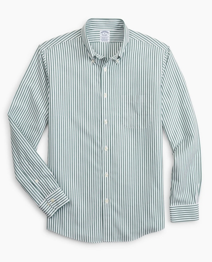 Stretch Regent Regular-Fit  Sport Shirt, Non-Iron Candy Stripe, image 1