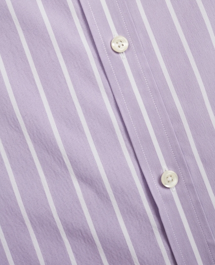 Regent Regular-Fit  Sport Shirt, Brooks Brothers Stretch Performance Series with COOLMAX®, Ground Stripe, image 3