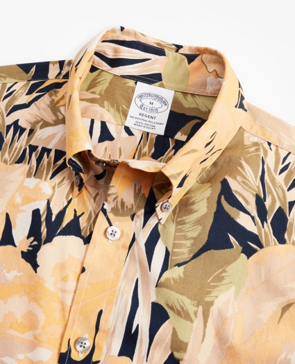 Regent Regular-Fit Sport Shirt, Tropical Print, image 2