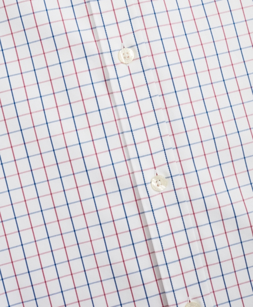 Stretch Regent Regular-Fit Sport Shirt, Non-Iron Windowpane, image 3