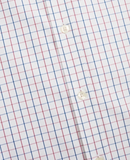 Stretch Regent Regular-Fit Sport Shirt, Non-Iron Windowpane, image 3