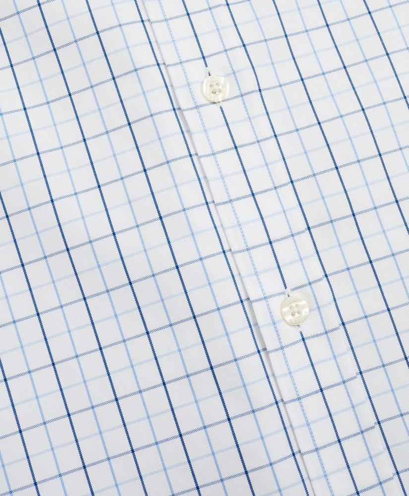 Stretch Madison Relaxed-Fit Sport Shirt, Non-Iron Windowpane, image 3