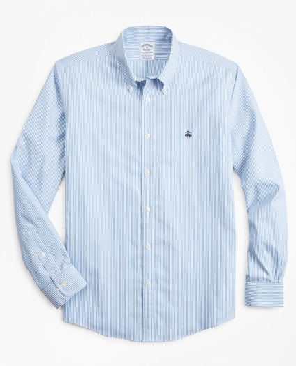 Stretch Regent Regular-Fit  Sport Shirt, Non-Iron Stripe, image 1