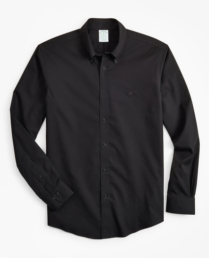 Stretch Milano Slim-Fit Sport Shirt, Non-Iron, image 1