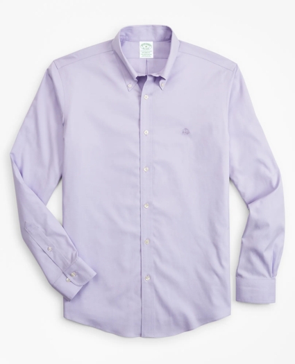 Stretch Milano Slim-Fit Sport Shirt, Non-Iron, image 1
