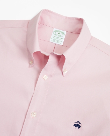 Stretch Milano Slim-Fit Sport Shirt, Non-Iron, image 2