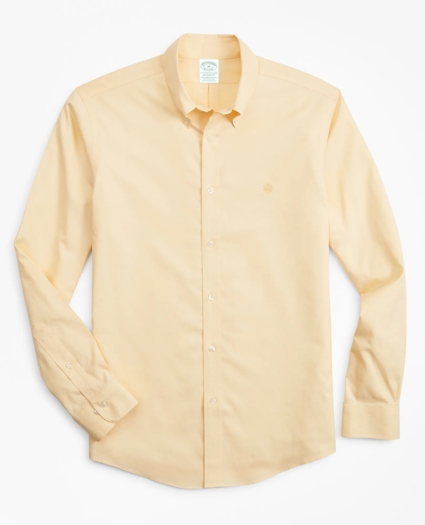 Stretch Milano Slim-Fit Sport Shirt, Non-Iron, image 1