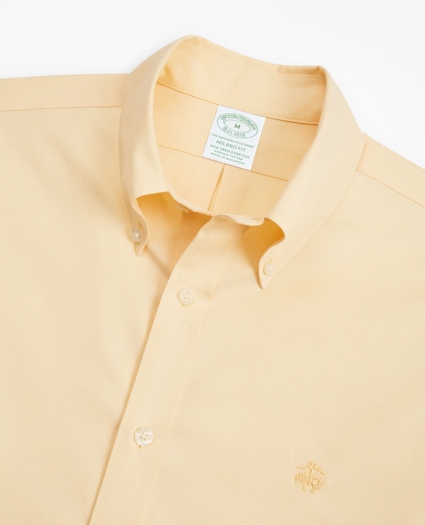 Stretch Milano Slim-Fit Sport Shirt, Non-Iron, image 2