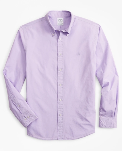 Regent Regular-Fit Garment-Dyed Sport Shirt, image 1