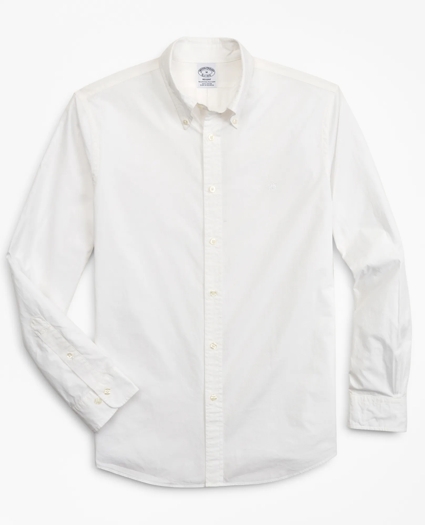 Regent Regular-Fit Garment-Dyed Sport Shirt, image 1