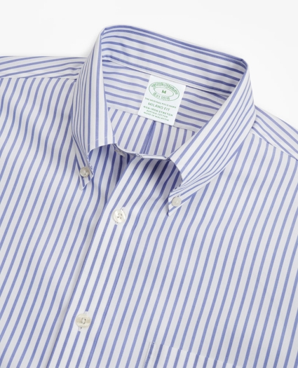 Stretch Milano Slim-Fit Sport Shirt, Non-Iron Candy Stripe, image 2