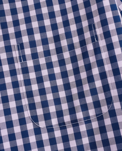 Stretch Madison Relaxed-Fit Sport Shirt, Non-Iron Gingham, image 3