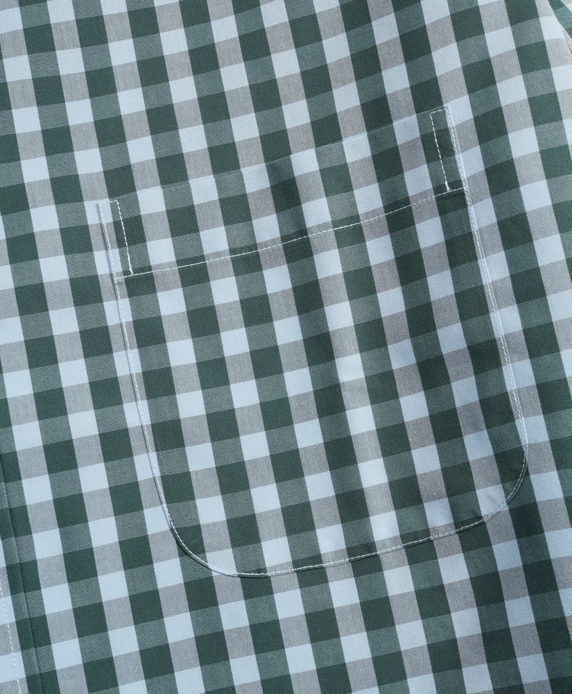 Stretch Madison Relaxed-Fit Sport Shirt, Non-Iron Gingham, image 3