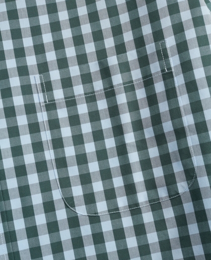 Stretch Madison Relaxed-Fit Sport Shirt, Non-Iron Gingham, image 3