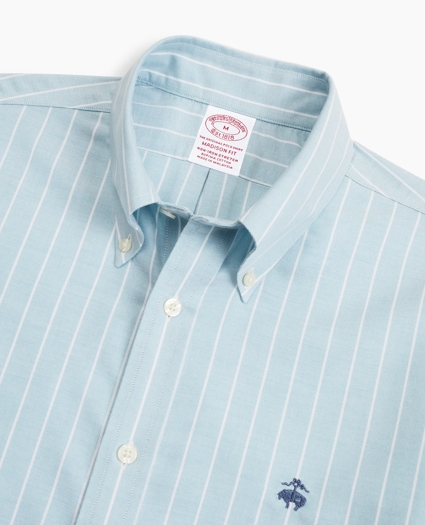 Stretch Madison Relaxed-Fit Sport Shirt, Non-Iron Stripe, image 2