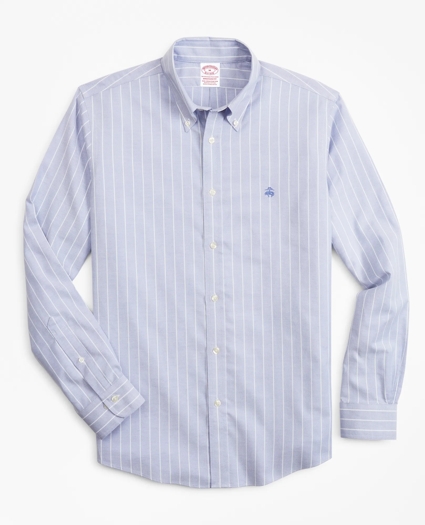 Stretch Madison Relaxed-Fit Sport Shirt, Non-Iron Stripe, image 1