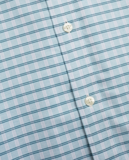 Stretch Milano Slim-Fit Sport Shirt, Non-Iron Check, image 3