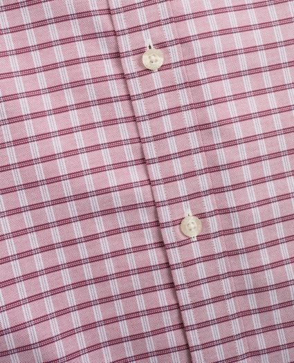Stretch Milano Slim-Fit Sport Shirt, Non-Iron Check, image 3