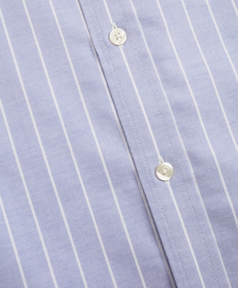 Stretch Milano Slim-Fit Sport Shirt, Non-Iron Stripe, image 3