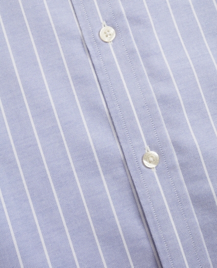 Stretch Milano Slim-Fit Sport Shirt, Non-Iron Stripe, image 3