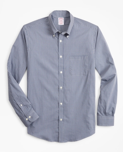 Madison Relaxed-Fit Sport Shirt, Brooks Brothers Stretch Performance Series with COOLMAX®, Gingham, image 1