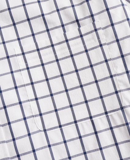 Madison Relaxed-Fit Sport Shirt, Brooks Brothers Stretch Performance Series with COOLMAX®, Windowpane, image 3