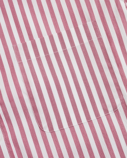 Milano Slim-Fit Sport Shirt, Brooks Brothers Stretch Performance Series with COOLMAX®, Stripe, image 3