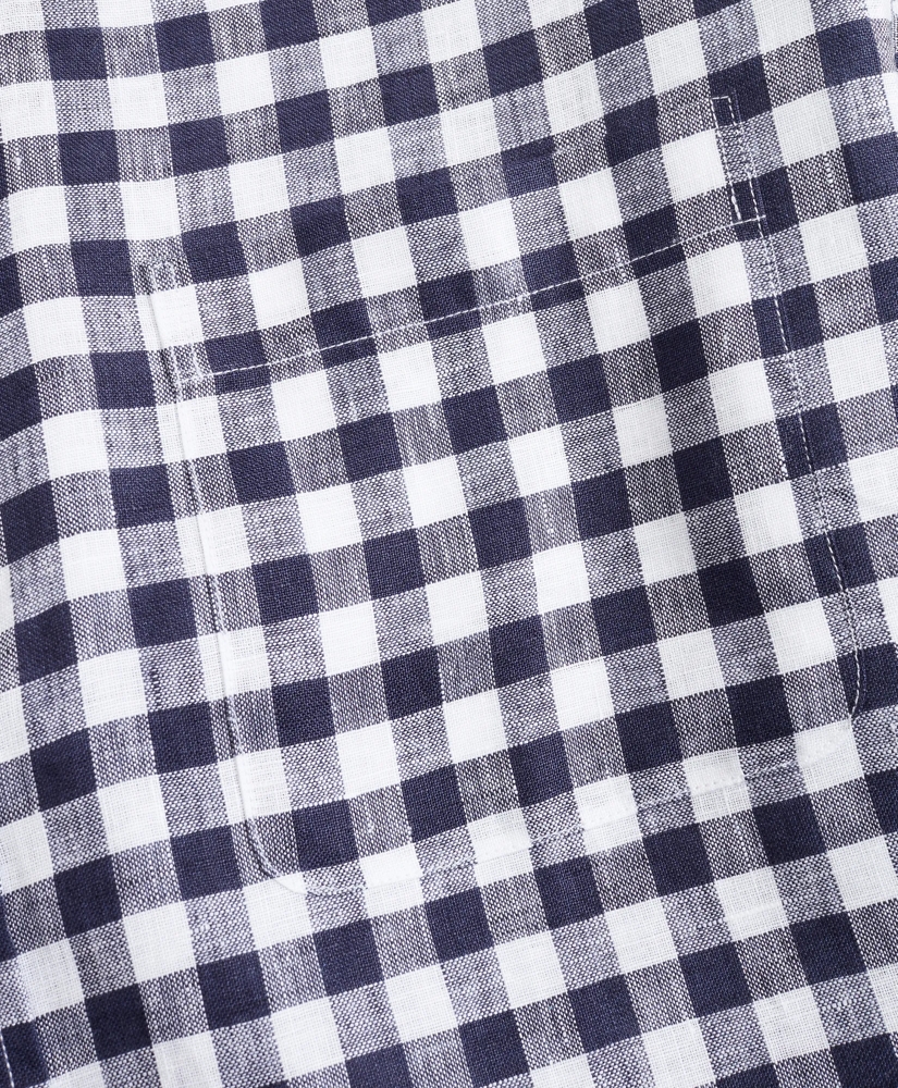 Madison Relaxed-Fit Sport Shirt, Irish Linen Gingham, image 3