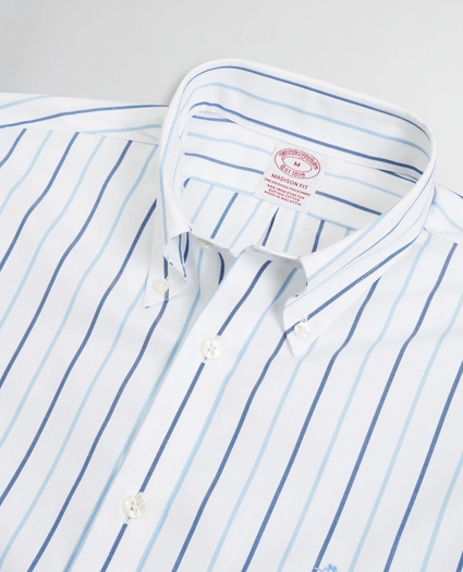 Stretch Madison Relaxed-Fit Sport Shirt, Non-Iron Stripe, image 2